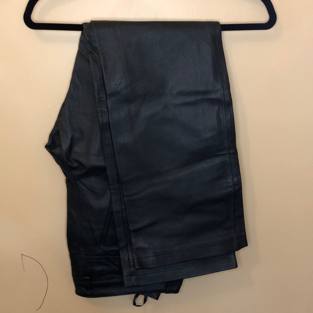 Black Leather Pants